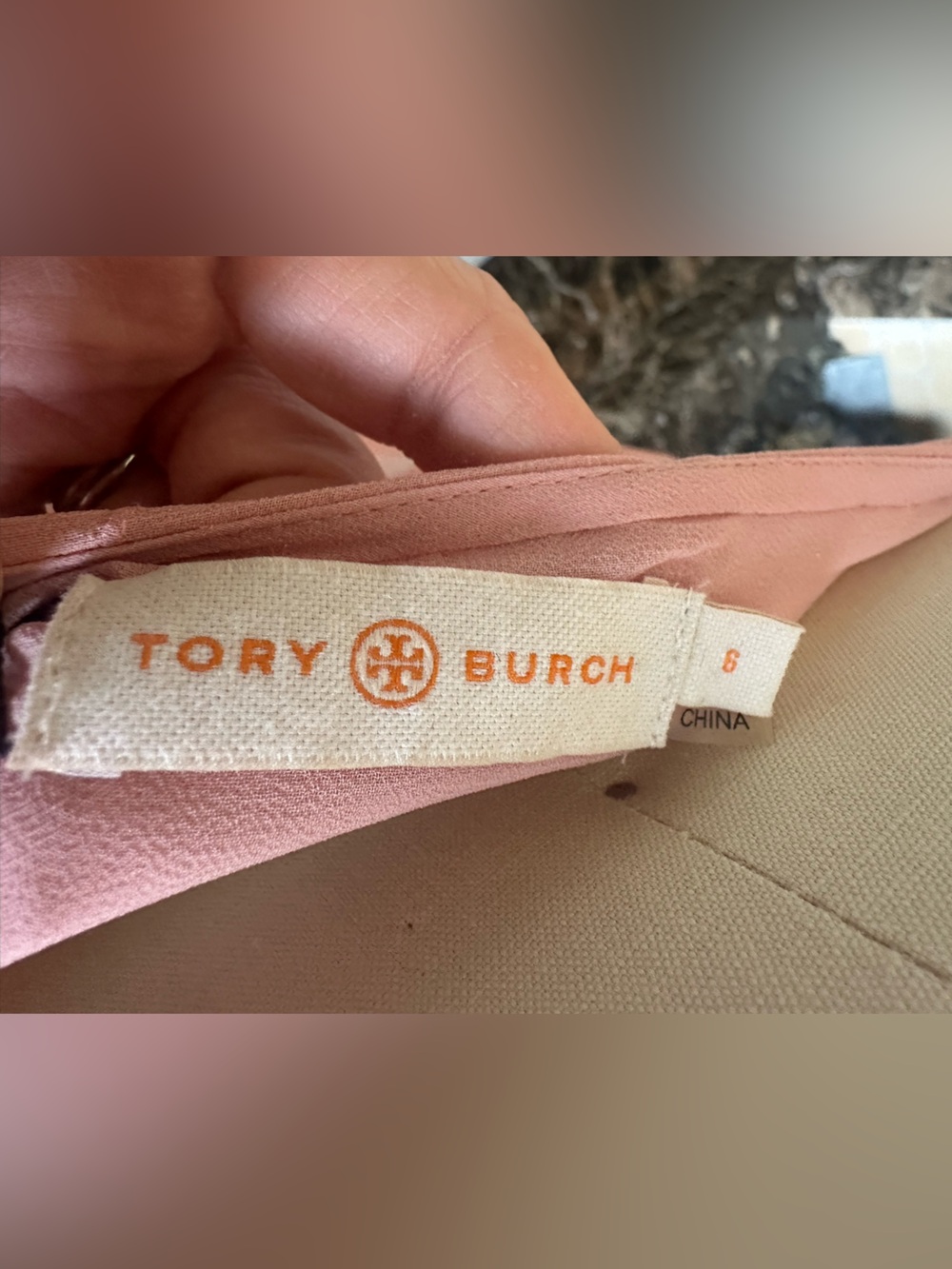 Tory Burch Blush Pink Ribbed Ruffle Camisole - Picture 10 of 13